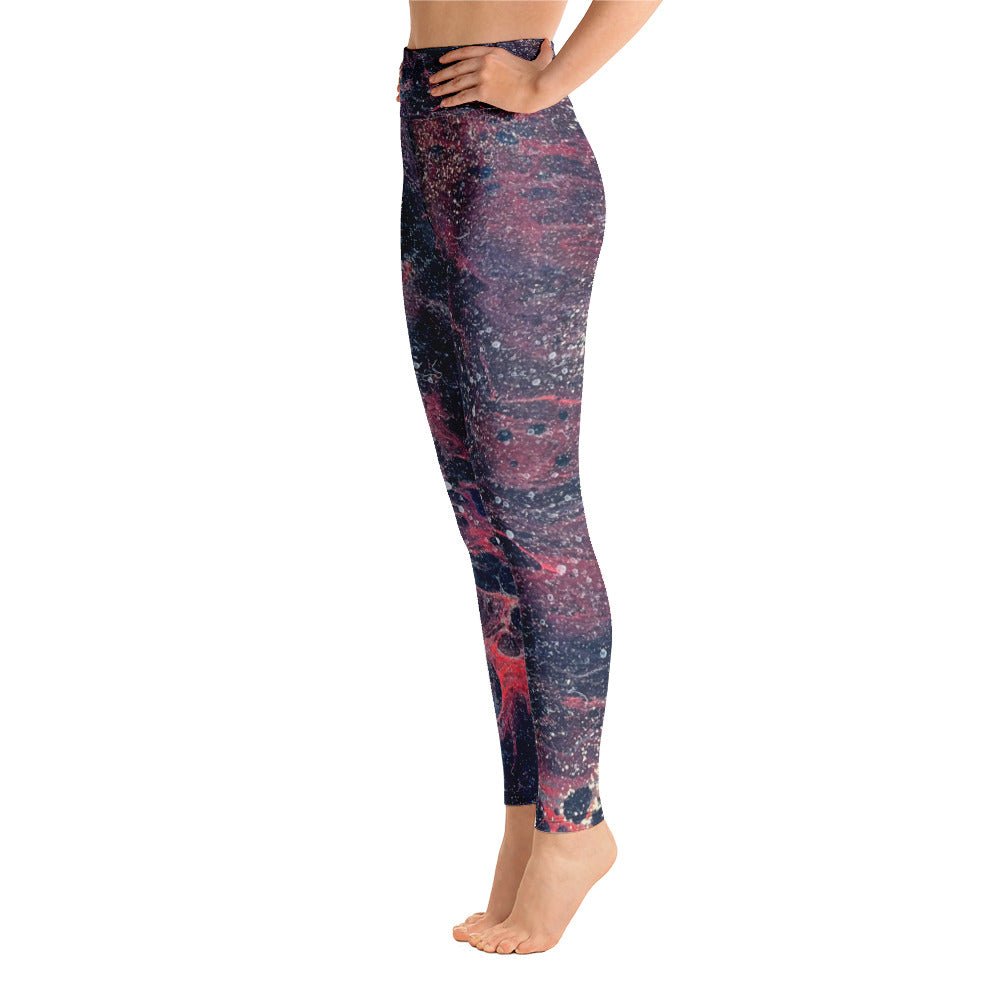Buy LHWY Women Yoga Pants Colourful Gym Leggings Patterned High Waist  Fitness Printed Cropped 3/4 Knee Length New Online at desertcartINDIA